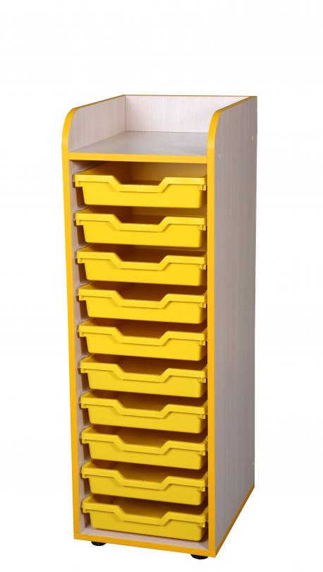 Шафа-органайзер №2 для пластикових лотків, ЛЕЛЕКА, 357х410х1080 мм.